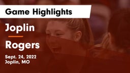 Joplin  vs Rogers Game Highlights - Sept. 24, 2022