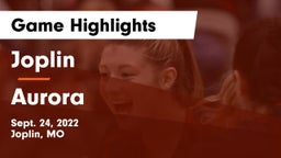 Joplin  vs Aurora Game Highlights - Sept. 24, 2022