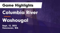 Columbia River  vs Washougal Game Highlights - Sept. 12, 2023