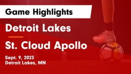 Detroit Lakes  vs St. Cloud Apollo  Game Highlights - Sept. 9, 2023