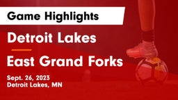 Detroit Lakes  vs East Grand Forks Game Highlights - Sept. 26, 2023