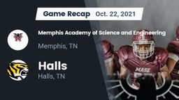 Recap: Memphis Academy of Science and Engineering  vs. Halls  2021