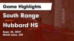 South Range vs Hubbard HS Game Highlights - Sept. 25, 2019