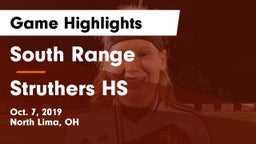 South Range vs Struthers HS Game Highlights - Oct. 7, 2019