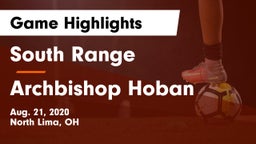South Range vs Archbishop Hoban  Game Highlights - Aug. 21, 2020