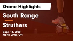 South Range vs Struthers Game Highlights - Sept. 14, 2020