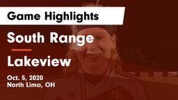 South Range vs Lakeview Game Highlights - Oct. 5, 2020