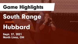 South Range vs Hubbard Game Highlights - Sept. 27, 2021