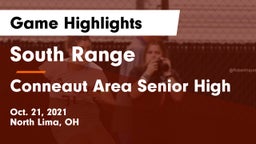 South Range vs Conneaut Area Senior High Game Highlights - Oct. 21, 2021