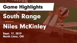 South Range vs Niles McKinley  Game Highlights - Sept. 17, 2019