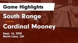 South Range vs Cardinal Mooney Game Highlights - Sept. 16, 2020