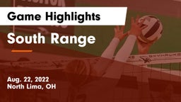 South Range Game Highlights - Aug. 22, 2022