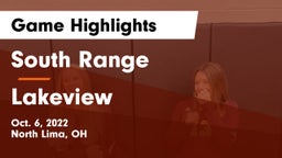 South Range vs Lakeview Game Highlights - Oct. 6, 2022