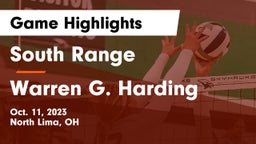 South Range vs Warren G. Harding  Game Highlights - Oct. 11, 2023