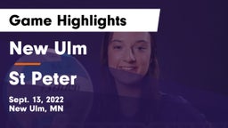 New Ulm  vs St Peter Game Highlights - Sept. 13, 2022