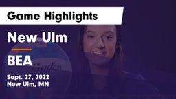 New Ulm  vs BEA Game Highlights - Sept. 27, 2022