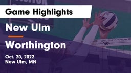 New Ulm  vs Worthington Game Highlights - Oct. 20, 2022