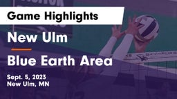 New Ulm  vs Blue Earth Area  Game Highlights - Sept. 5, 2023