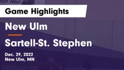 New Ulm  vs Sartell-St. Stephen  Game Highlights - Dec. 29, 2022