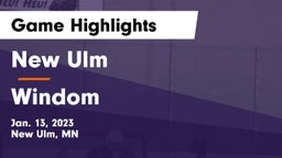 New Ulm  vs Windom  Game Highlights - Jan. 13, 2023