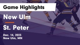 New Ulm  vs St. Peter  Game Highlights - Dec. 14, 2023