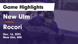 New Ulm  vs Rocori  Game Highlights - Dec. 16, 2023