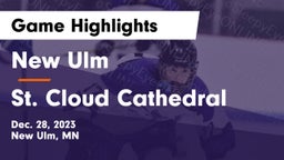 New Ulm  vs St. Cloud Cathedral  Game Highlights - Dec. 28, 2023