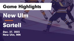 New Ulm  vs Sartell  Game Highlights - Dec. 27, 2023