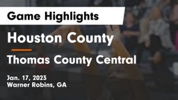 Houston County  vs Thomas County Central  Game Highlights - Jan. 17, 2023