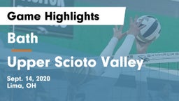 Bath  vs Upper Scioto Valley Game Highlights - Sept. 14, 2020