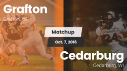 Matchup: Grafton  vs. Cedarburg  2016