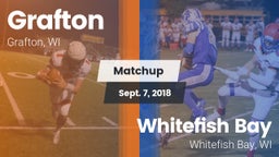Matchup: Grafton  vs. Whitefish Bay  2018