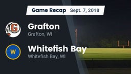 Recap: Grafton  vs. Whitefish Bay  2018