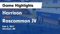 Harrison  vs Roscommon JV Game Highlights - Feb 3, 2017