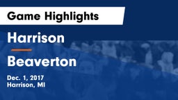 Harrison  vs Beaverton Game Highlights - Dec. 1, 2017