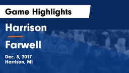 Harrison  vs Farwell  Game Highlights - Dec. 8, 2017