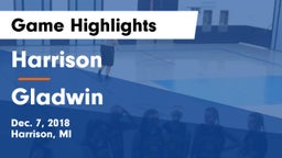 Harrison  vs Gladwin  Game Highlights - Dec. 7, 2018