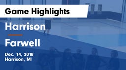 Harrison  vs Farwell  Game Highlights - Dec. 14, 2018