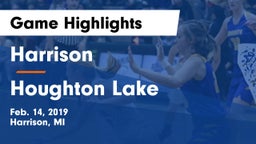 Harrison  vs Houghton Lake  Game Highlights - Feb. 14, 2019