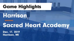 Harrison  vs Sacred Heart Academy Game Highlights - Dec. 17, 2019