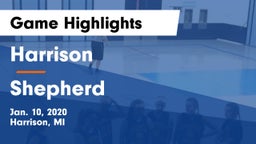 Harrison  vs Shepherd  Game Highlights - Jan. 10, 2020