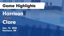 Harrison  vs Clare  Game Highlights - Jan. 15, 2020