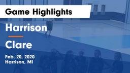 Harrison  vs Clare Game Highlights - Feb. 20, 2020