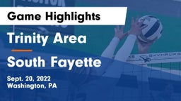 Trinity Area  vs South Fayette  Game Highlights - Sept. 20, 2022
