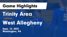 Trinity Area  vs West Allegheny  Game Highlights - Sept. 12, 2023