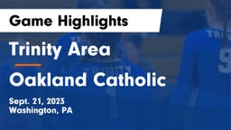 Trinity Area  vs Oakland Catholic  Game Highlights - Sept. 21, 2023