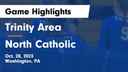 Trinity Area  vs North Catholic  Game Highlights - Oct. 28, 2023