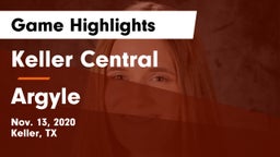 Keller Central  vs Argyle  Game Highlights - Nov. 13, 2020