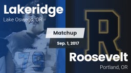 Matchup: Lakeridge High vs. Roosevelt  2017