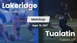 Matchup: Lakeridge High vs. Tualatin  2017